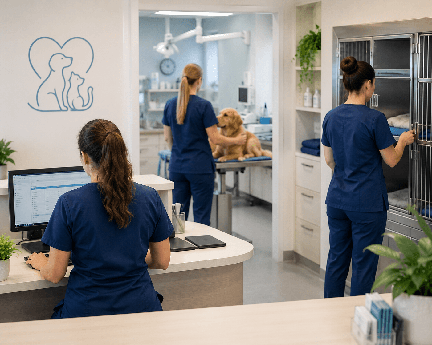 Nursing and Client Care Team, Veterinary Nurses and Reception